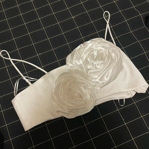 Zara - FLORAL APPLIQUE TOP